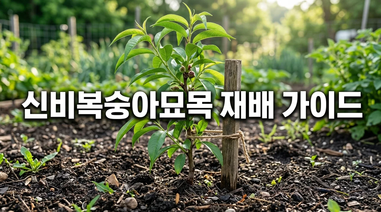 신비복숭아묘목 심는 시기부터 수확까지: 초보 농부를 위한 실전 완벽 가이드