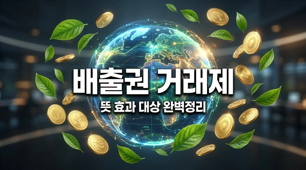 배출권 거래제 뜻과 작동 원리, 대상 기업까지 한눈에 정리해요