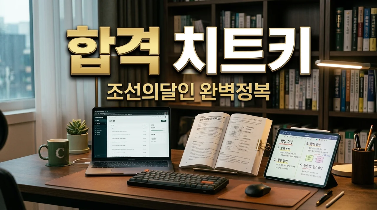 조선의달인 블로그 활용법: 산업안전기사 작업형 필답형 한 번에 합격하는 전략