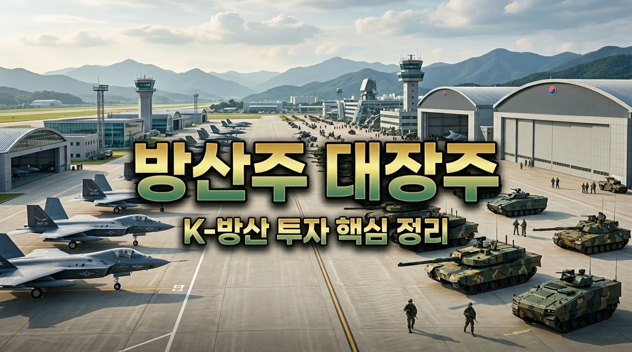 방산 관련주 대장주 TOP 5 및 전망: K-방산 투자 전 필수 체크리스트