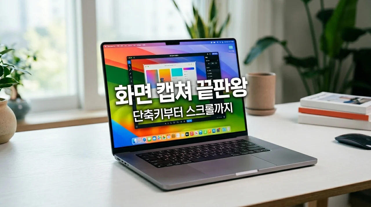 컴퓨터 화면 캡쳐 단축키 및 방법 총정리: 윈도우 10/11 완전 정복
