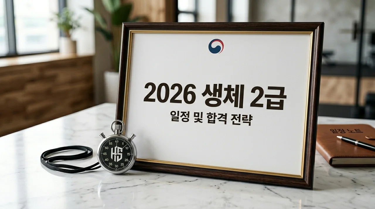 2026 생체 2급 일정 총정리! 필기 신청부터 합격 공부법까지 완벽 가이드