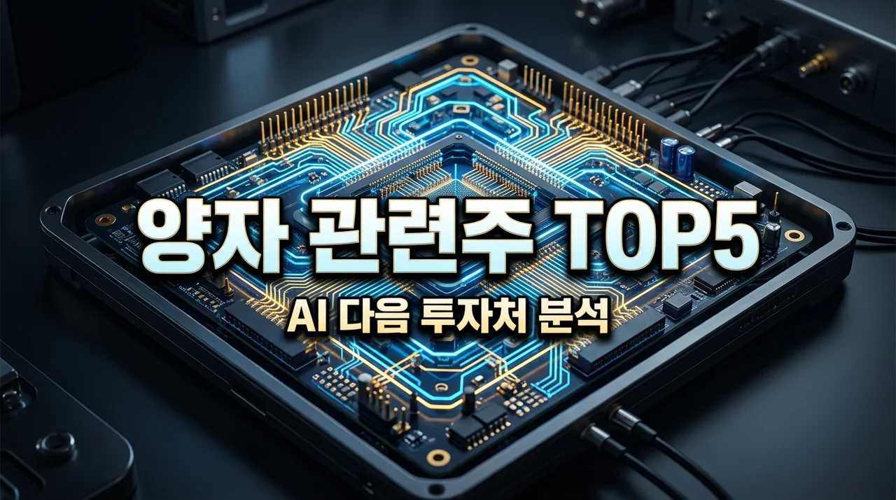 양자 관련주 TOP 5 분석, AI 다음 투자처 될까? 지금 진입 시점과 체크리스트