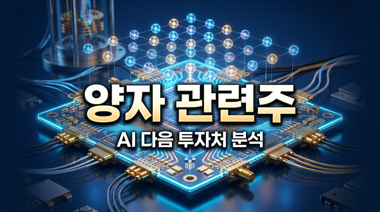 양자 관련주 전망, 지금 들어가도 될까? 핵심 종목 및 투자 전략 TOP 5