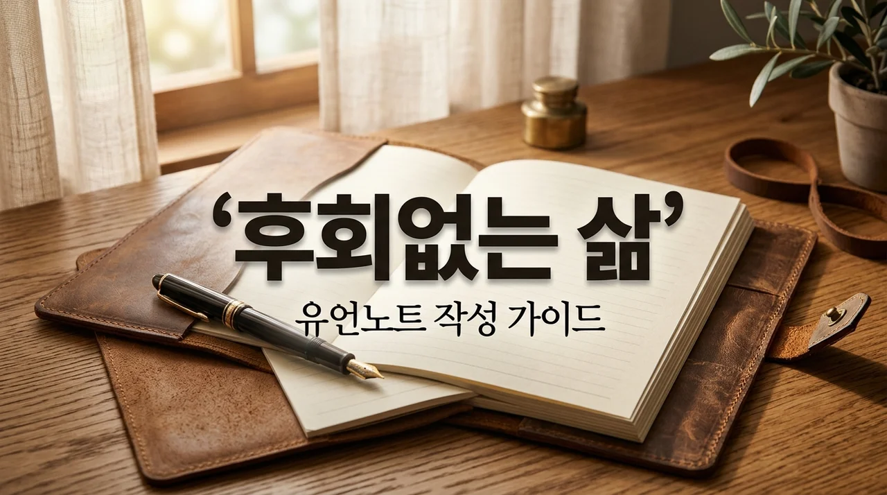 유언노트 작성법: 법의학자 유성호가 전하는 후회 없는 삶의 기록