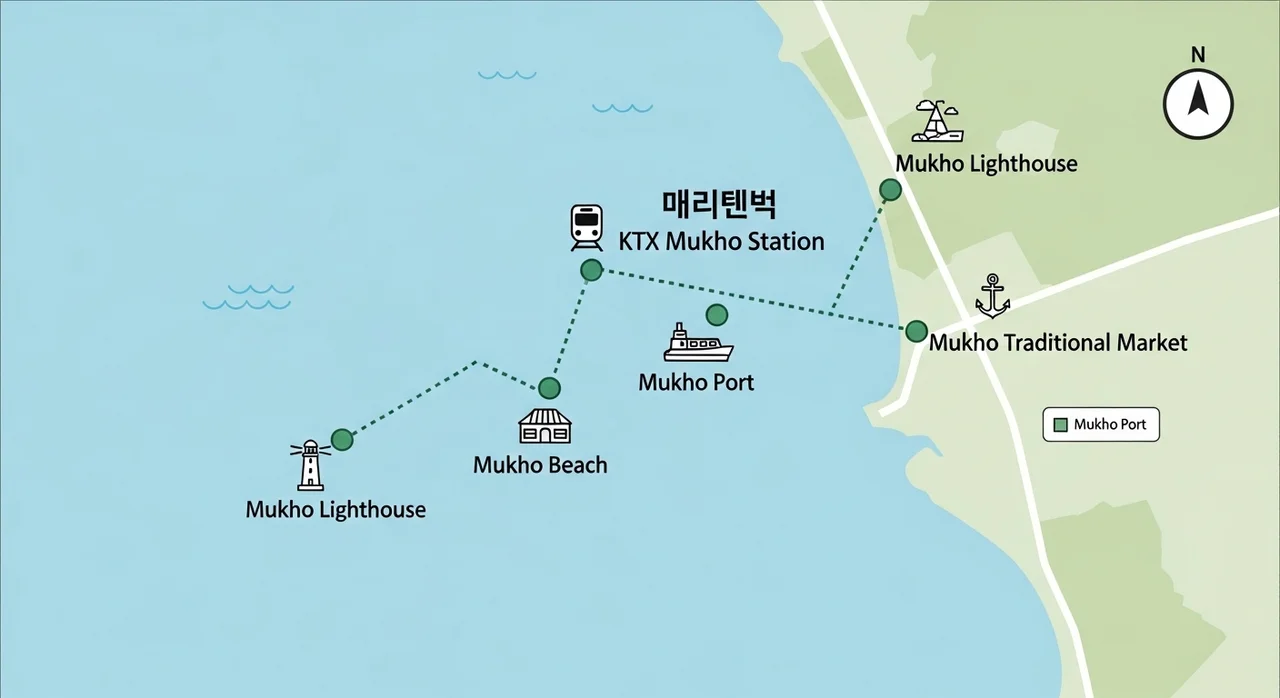 뚜벅이도 문제없어! KTX 맞춤 최적 동선 가이드