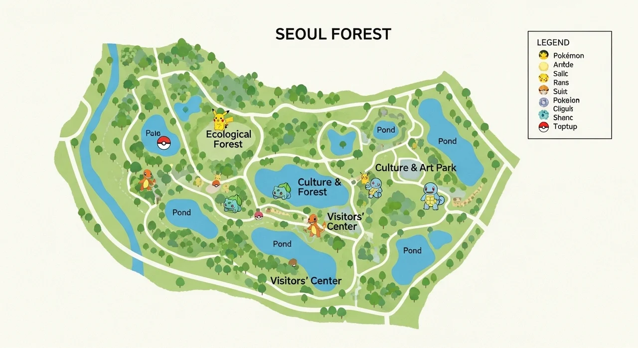 한눈에 보는 서울숲 포켓몬 행사 핵심 포인트