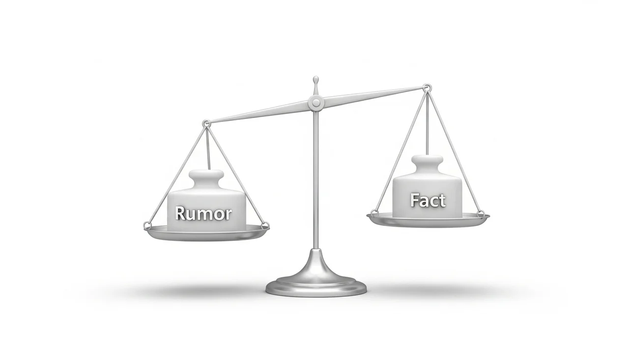 루머 vs 사실, 명확하게 구분하기