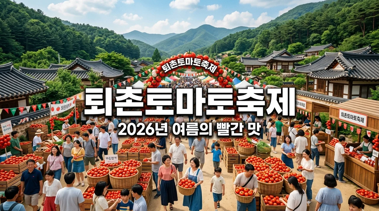 2026 퇴촌 토마토 축제 완벽 가이드: 일정, 주차, 필수 프로그램 총정리