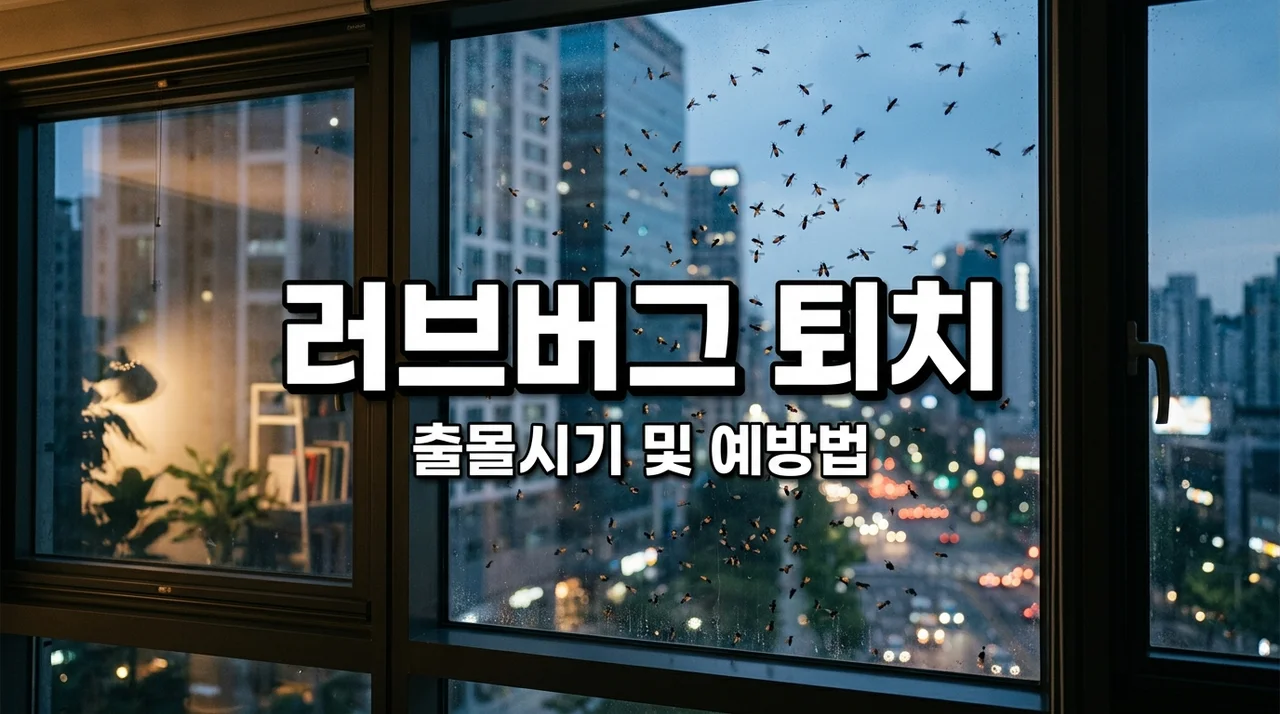 러브버그 출몰시기 언제까지? 2026년 퇴치법 및 예방법 총정리