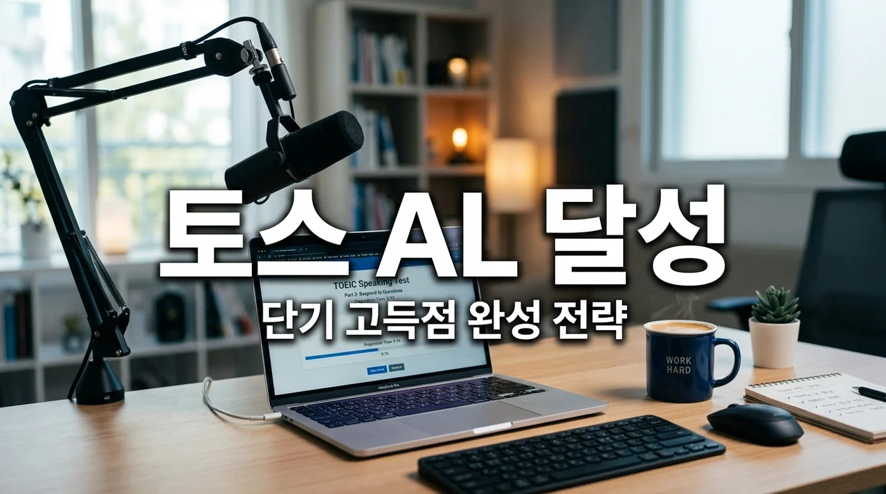 토익스피킹 AL 단기 달성법: 독학 vs 학원 효율적인 공부 전략 총정리