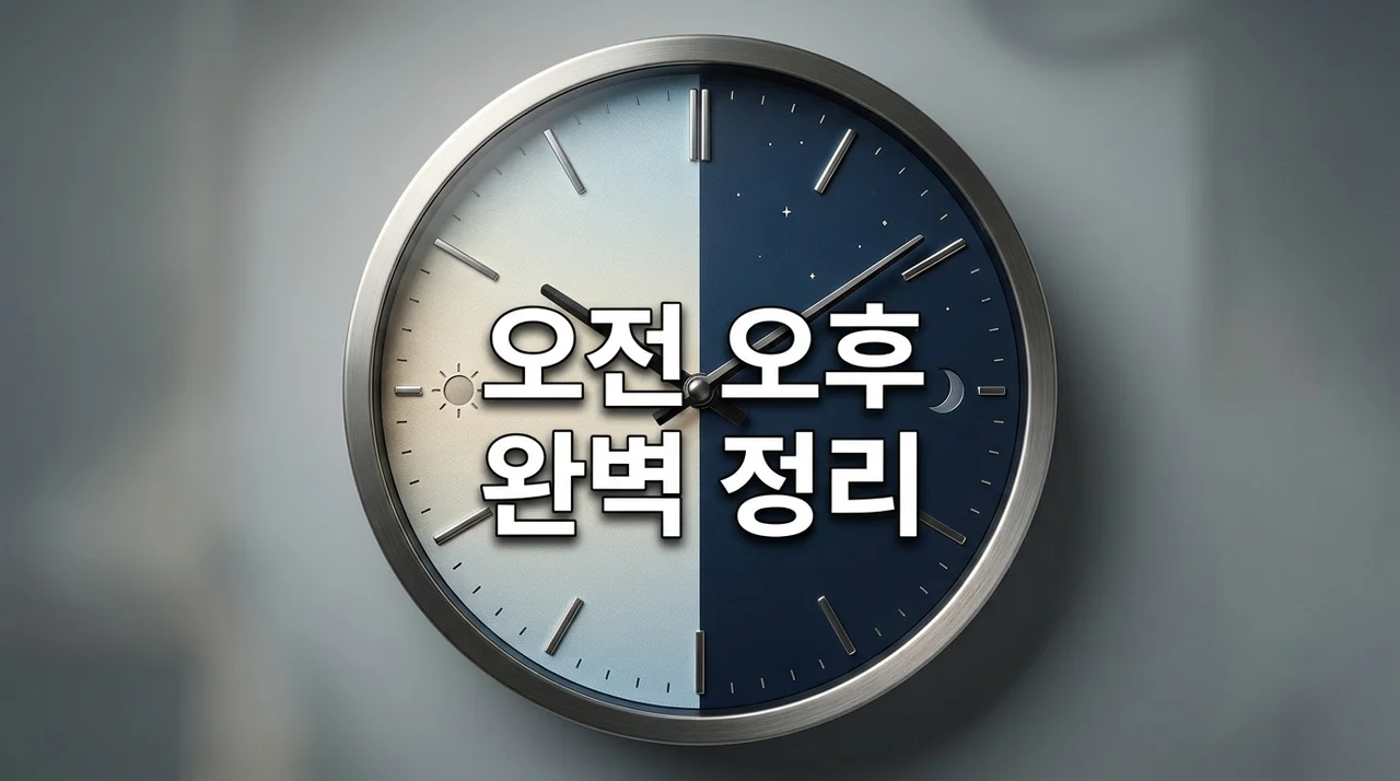 am pm 뜻, 12시 기준 헷갈리는 오전 오후 완벽 정리