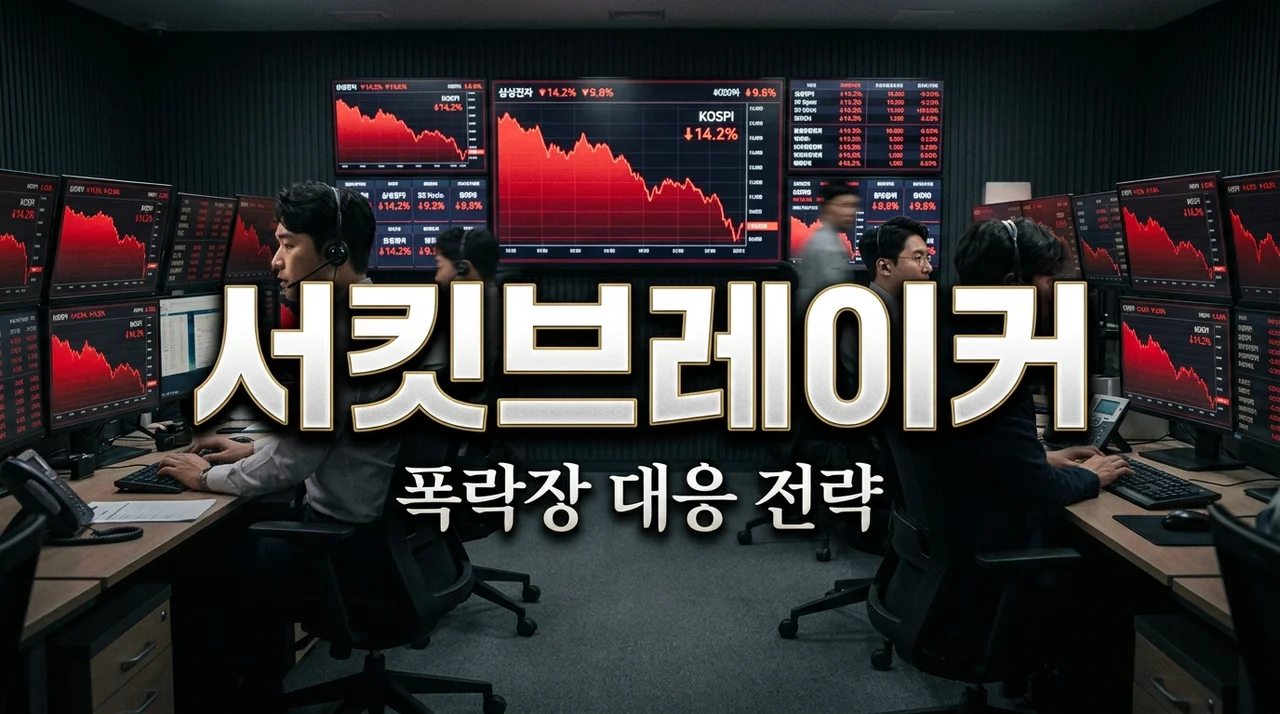 서킷브레이커 뜻과 기준, 폭락장에서 내 돈 지키는 대응 전략 (한국 vs 미국)