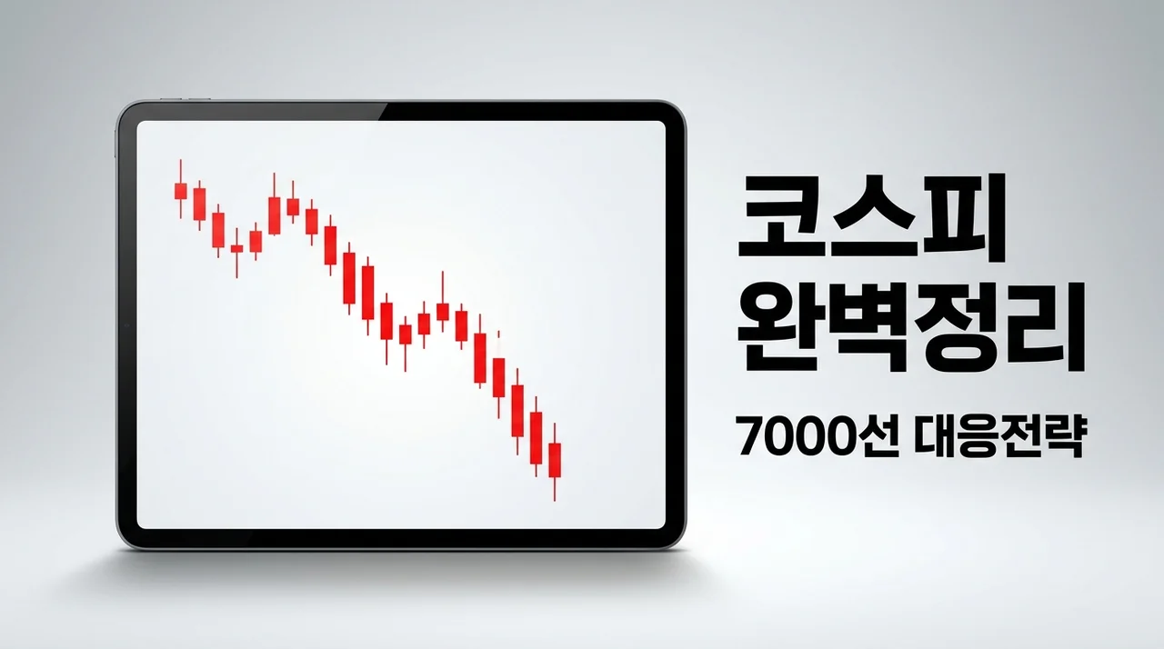 코스피 지수 뜻과 7000선 붕괴 이유? 초보 투자자를 위한 현실적 대응 전략