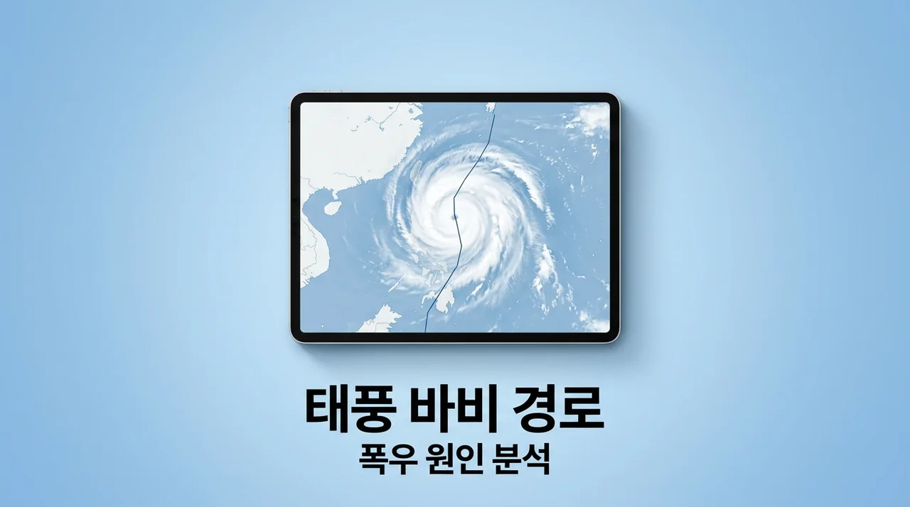 태풍 바비 경로 분석과 한반도 영향 총정리: 사라진 태풍이 폭우를 부른 이유