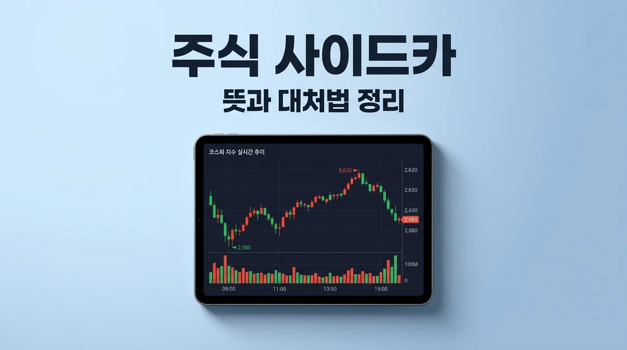 주식 사이드카 뜻, 내 주식 거래 멈출까? 서킷브레이커 차이점 완벽 정리