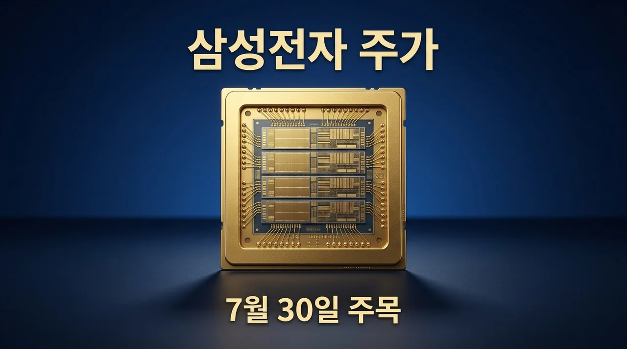 삼성전자 주가, 7월 30일 주목 이유: 역대급 실적에도 급락한 진짜 이유와 반등 시나리오