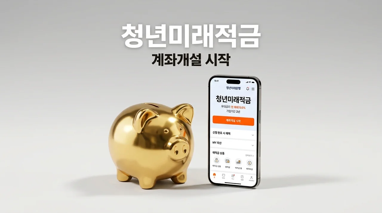 2026 청년미래적금 1차 심사 결과 조회 및 계좌 개설 방법: 2,255만원 목돈 만들기