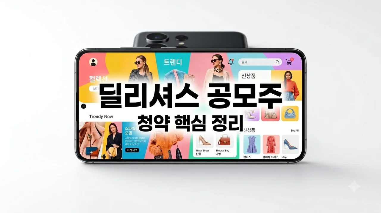 딜리셔스 공모주 청약 분석: 공모가 7,000원 확정, 낮은 확약률의 진실은?