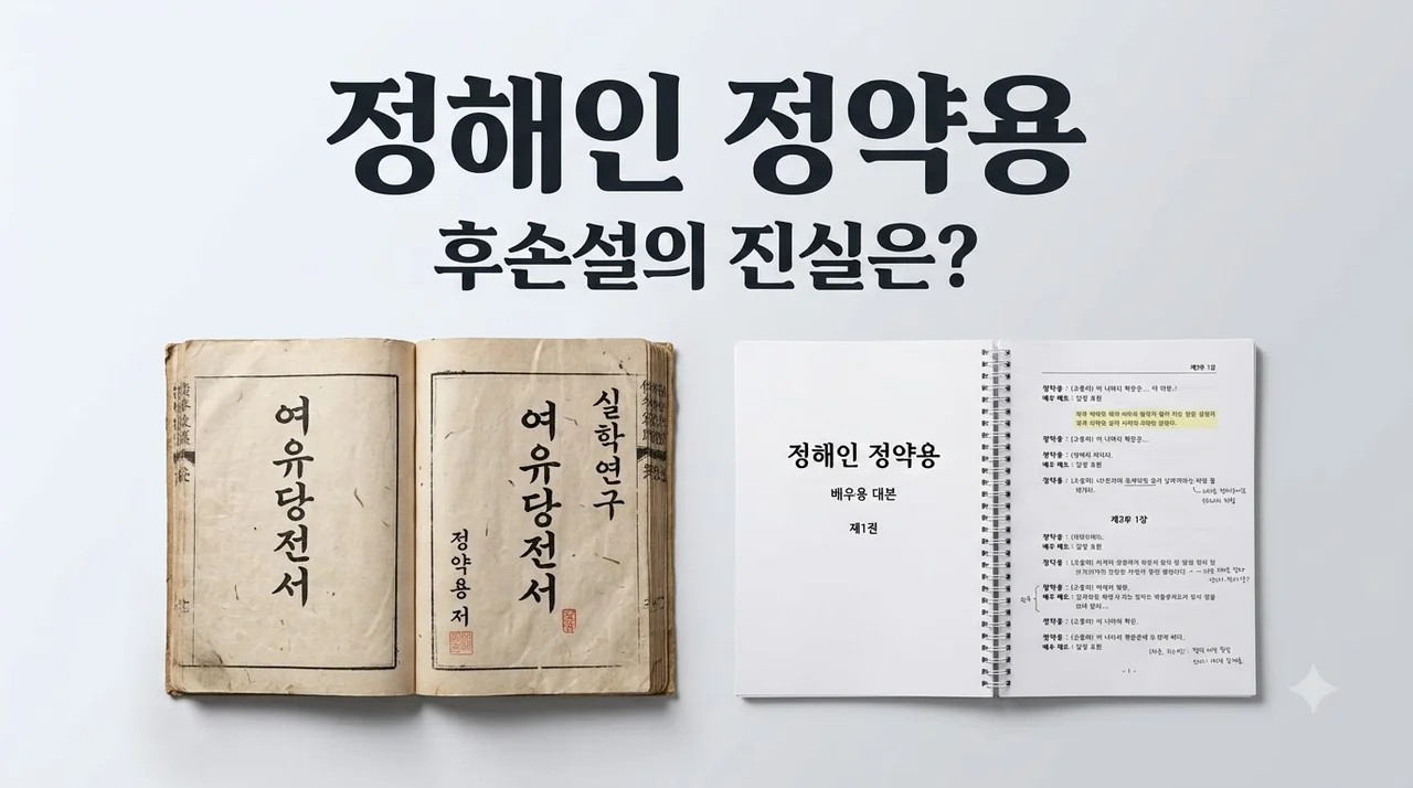 정해인 정약용 직계 후손 사실일까? 6대손 집안 배경과 부모님 정체 정리