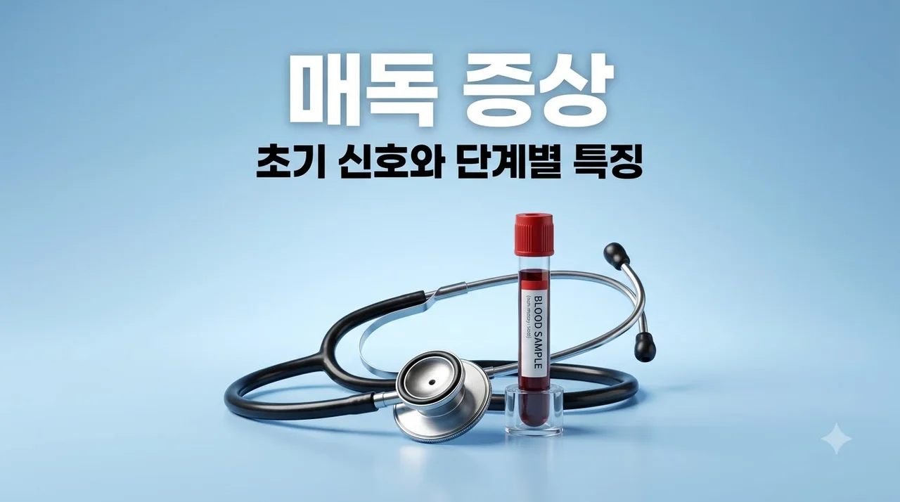 매독 증상 초기 신호와 단계별 특징, 남자 여자 차이점 완벽 정리
