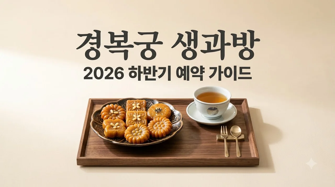 경복궁 생과방 2026 하반기 예약 방법 및 일정: 티켓링크 당첨 후 결제 팁