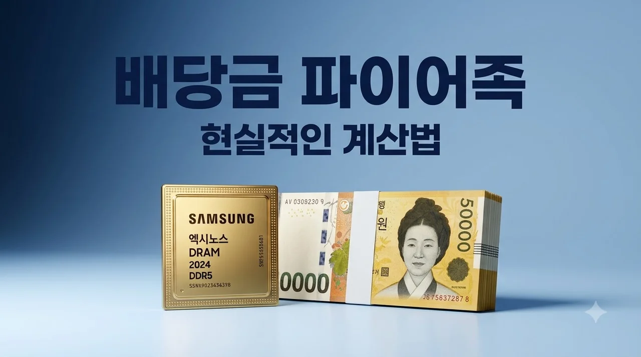 삼성전자 배당금으로 파이어족 실현 가능할까? 월 300만원 필요 자산 계산