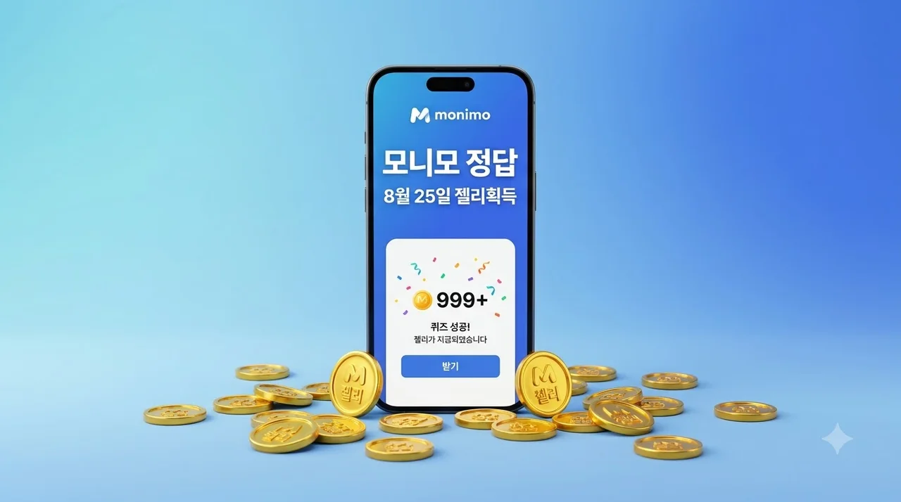 모니모 영어퀴즈 8월 25일 정답 및 젤리 적립 꿀팁 총정리