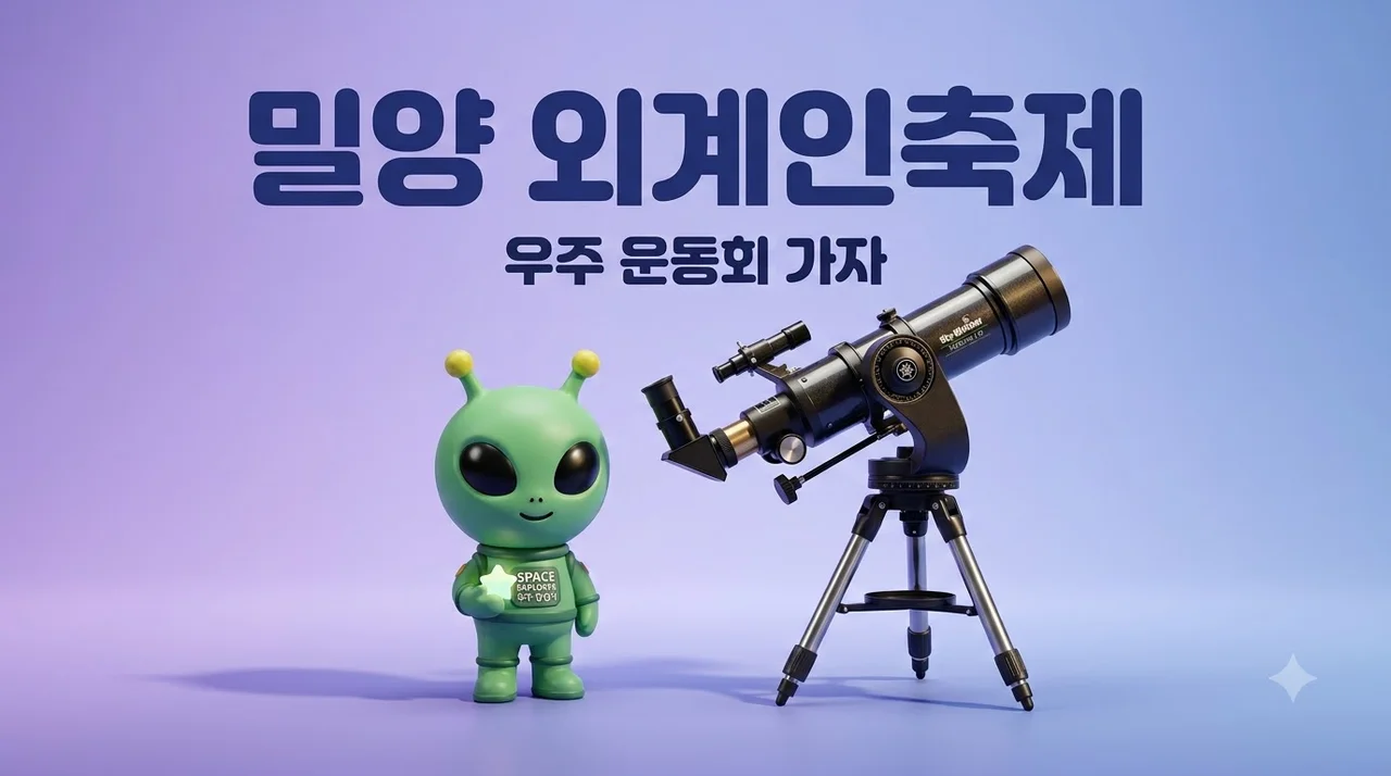 밀양 외계인대축제 2026 일정 및 프로그램 가이드: 주차부터 꿀팁까지