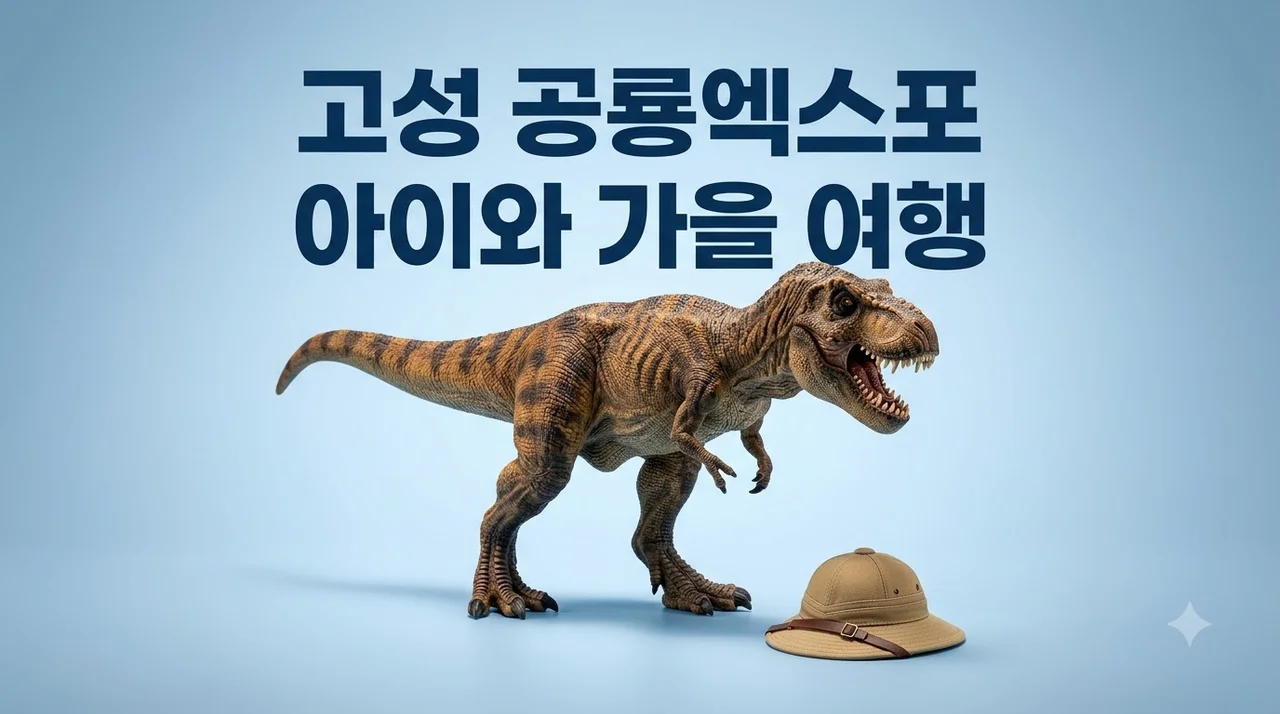 고성 공룡엑스포 2026 일정 입장료 주차 꿀팁 총정리 (20주년 가이드)