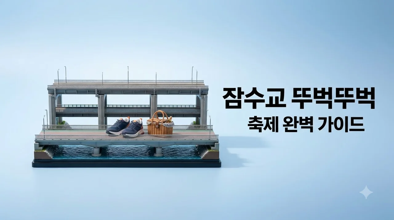 잠수교 뚜벅뚜벅 축제 일정부터 주차 대중교통 꿀팁 완벽 정리
