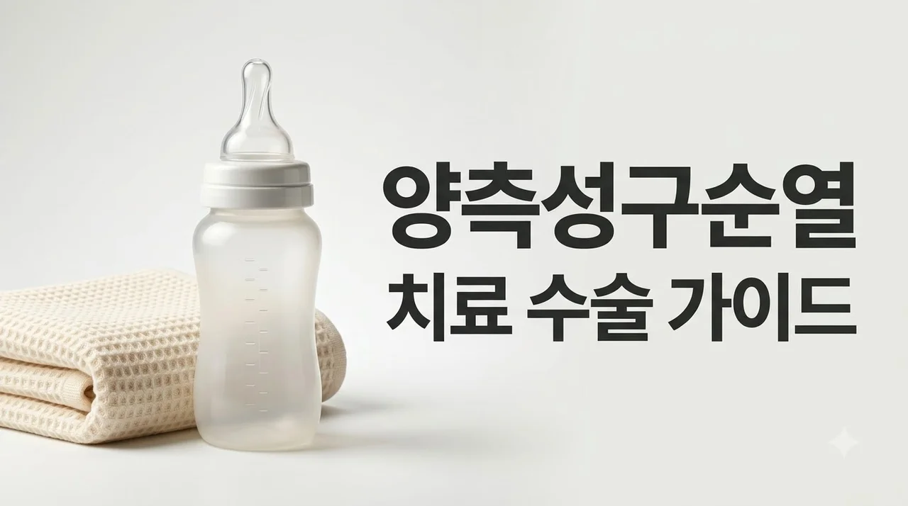 양측성구순열 수술 시기부터 치료 과정, 지원금 혜택 총정리